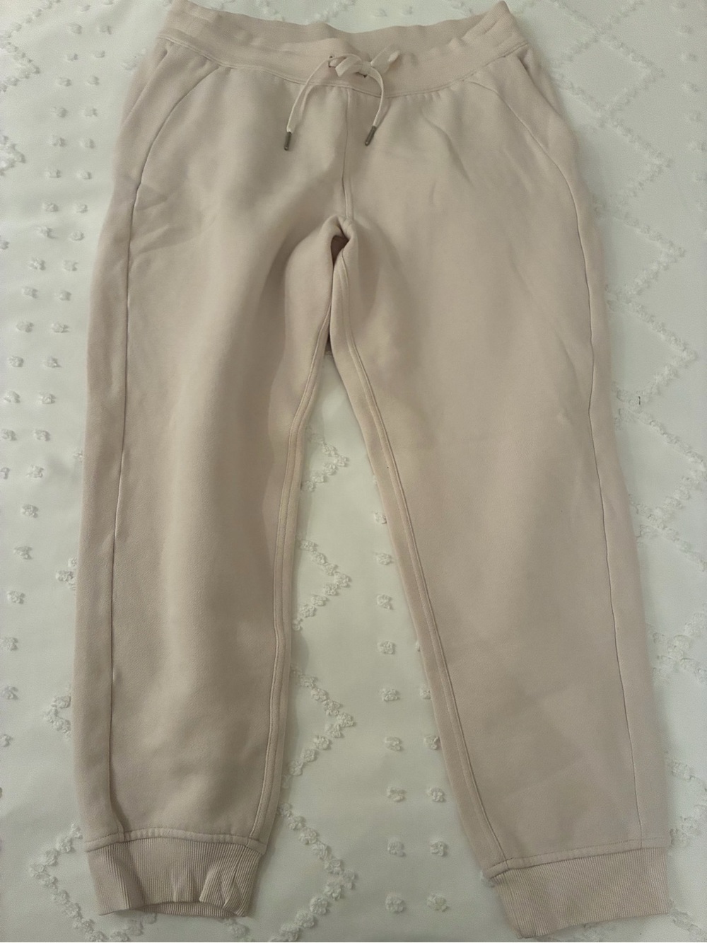 lululemon athletica Women's Light Beige Jogger Track Pants